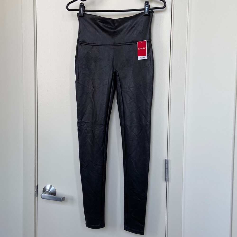 Faux Leather Spanx Leggings